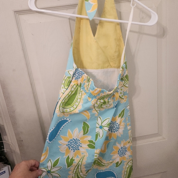 Vintage Lilly Pulitzer Paisley Halter dress Girls size 10 - Picture 5 of 6